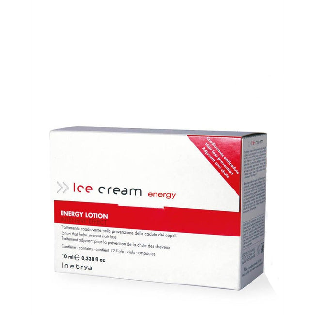 Inebrya Ice Cream Energy Lotion Intensive Effect kuracja przeciw wypadaniu włosów w ampułkach 12x10ml