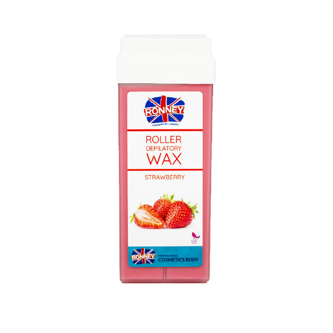 Ronney Roller Depilatory Wax wosk do depilacji w rolce Strawberry 100ml