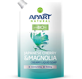 Apart Natural Prebiotic Refill kremowe mydło w płynie Japanese Cherry & Magnolia 400ml