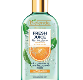 Bielenda Fresh Juice płyn micelarny nawilżający z wodą cytrusową Pomarańcza 100ml