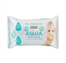 Beauty Formulas Aqua Baby Wipes nawilżające chusteczki dla dzieci 56szt.