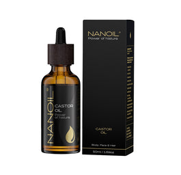 Nanoil Castor Oil olejek rycynowy do pielęgnacji włosów i ciała 50ml