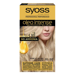 Syoss Oleo Intense farba do włosów trwale koloryzująca z olejkami 10-50 Popielaty Blond