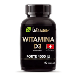 Intenson Witamina D3 4000 IU suplement diety 90 kapsułek