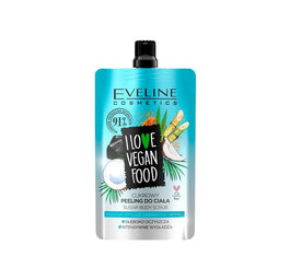 Eveline Cosmetics I Love Vegan Food cukrowy peeling do ciała Coconut Detox 75ml