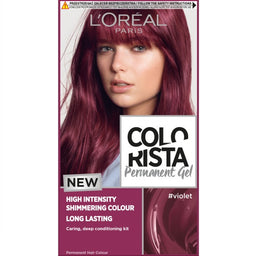 L'Oreal Paris Colorista Permanent Gel trwała farba do włosów #violet