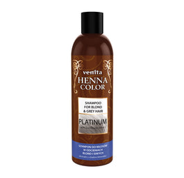 Venita Henna Color Platinium szampon ziołowy do włosów w odcieniach blond i siwych 250ml