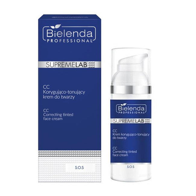 Bielenda Professional SupremeLab S.O.S korygująco-tonujący krem CC do twarzy 50ml