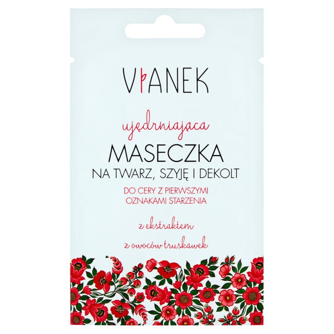 VIANEK Ujędrniająca maseczka na twarz, szyję i dekolt do cery z pierwszymi oznakami starzenia 10g