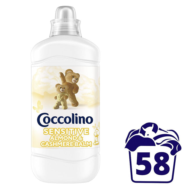 Coccolino Sensitive Almond & Cashmere Balm płyn do płukania tkanin 1450ml