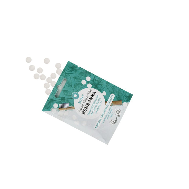 Ben&Anna Natural Toothpaste Tablets naturalne tabletki do mycia zębów bez fluoru 36g