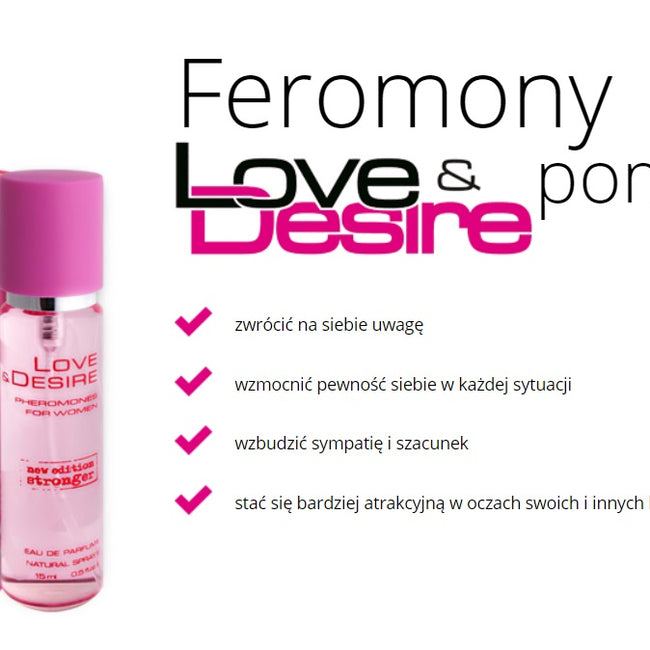 Love & Desire Pheromones For Women feromony dla kobiet spray 50ml
