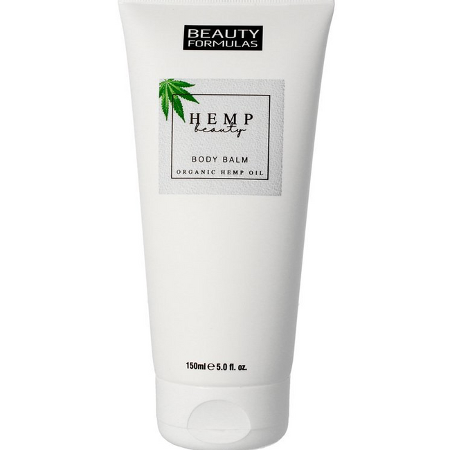 Beauty Formulas Hemp Beauty Body Balm balsam do ciała z organicznym olejem konopnym 150ml