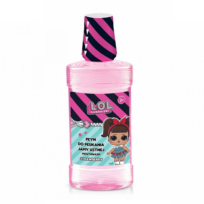 LOL SURPRISE Mouthwash 3+ płyn do płukania jamy ustnej Strawberry 250ml