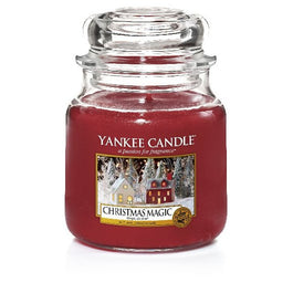 Yankee Candle Świeca zapachowa średni słój Christmas Magic 411g