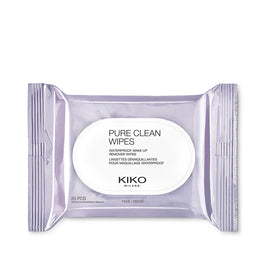 KIKO Milano Pure Clean Wipes chusteczki do demakijażu twarzy oczu i ust 25szt