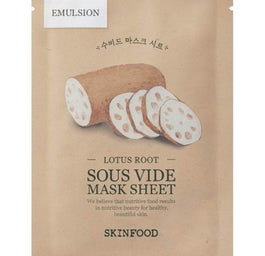 SKINFOOD Lotus Root Sous Vide Mask Sheet odżywcza maseczka w płachcie 20g
