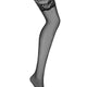 Obsessive 810-STO-1 Stockings pończochy z koronką Black S/M