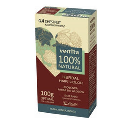 Venita Herbal Hair Color ziołowa farba do włosów 4.4 Kasztanowy Brąz 100g