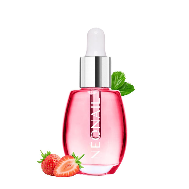 NeoNail Cuticle Oil oliwka do skórek z pipetą truskawkowo-wiśniowa 15ml