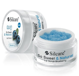 Silcare Quin So Sweet & Natural Lip Scrub peeling do ust Bluberry 15g