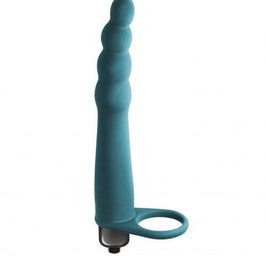 Lola Games Strap-On Pure Passion Bramble wibrator z pierścieniem Green