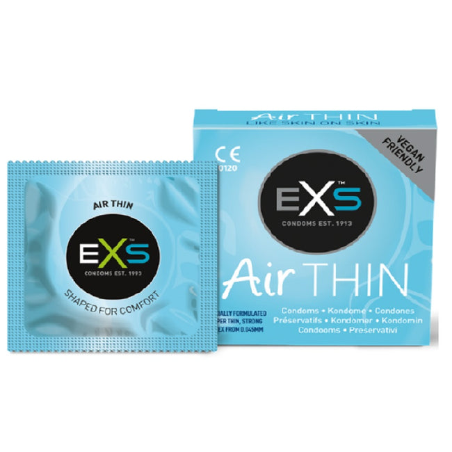 EXS Air Thin Condoms cienkie prezerwatywy 3szt.