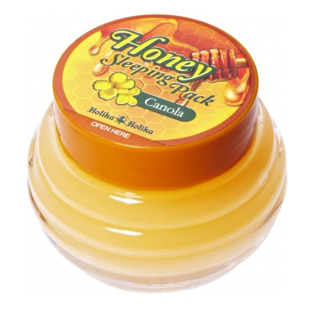 HOLIKA HOLIKA Honey Sleeping Pack całonocna maseczka nawilżająco-kojąca z dużą zawartością miodu i oleju Canola 90ml