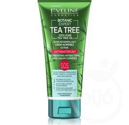 Eveline Cosmetics Botanic Expert Tea Tree silnie regenerujący krem-kompres do rąk antybakteryjny 100ml