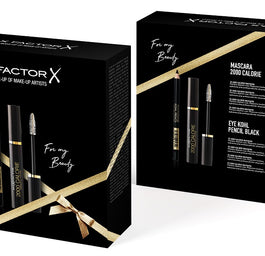 Max Factor The Make-Up zestaw 2000 Calorie Mascara tusz do rzęs Black 9ml + Eye Kohl Pencil kredka do oczu Black 4g