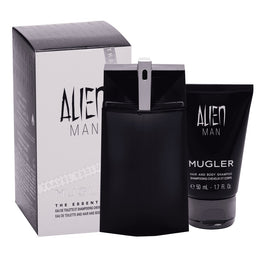Thierry Mugler Alien Man zestaw woda toaletowa spray 100ml + żel pod prysznic 50ml