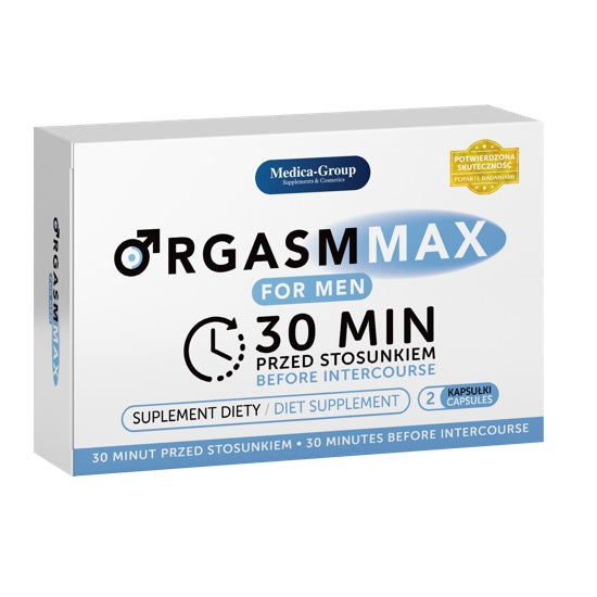 Medica-Group Orgasm Max For Men suplement diety na szybką i długą erekcję 2 kapsułki