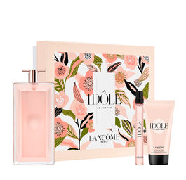 Lancome Idole zestaw woda perfumowana spray 100ml + woda perfumowana spray 10ml + krem do ciała 50ml