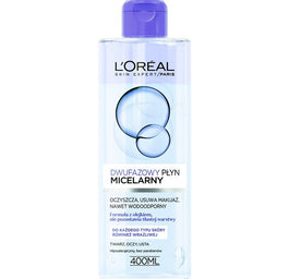 L'Oreal Paris Skin Expert dwufazowy płyn micelarny każdy typ skóry 400ml