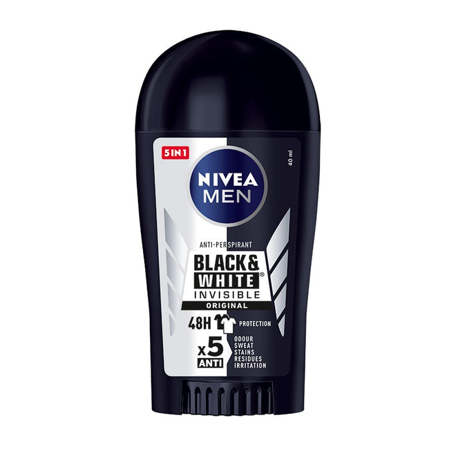 Nivea Men Black&White Invisible Original antyperspirant w sztyfcie 40ml