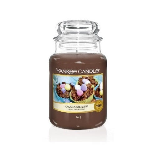 Yankee Candle Świeca zapachowa duży słój Chocolate Eggs 623g