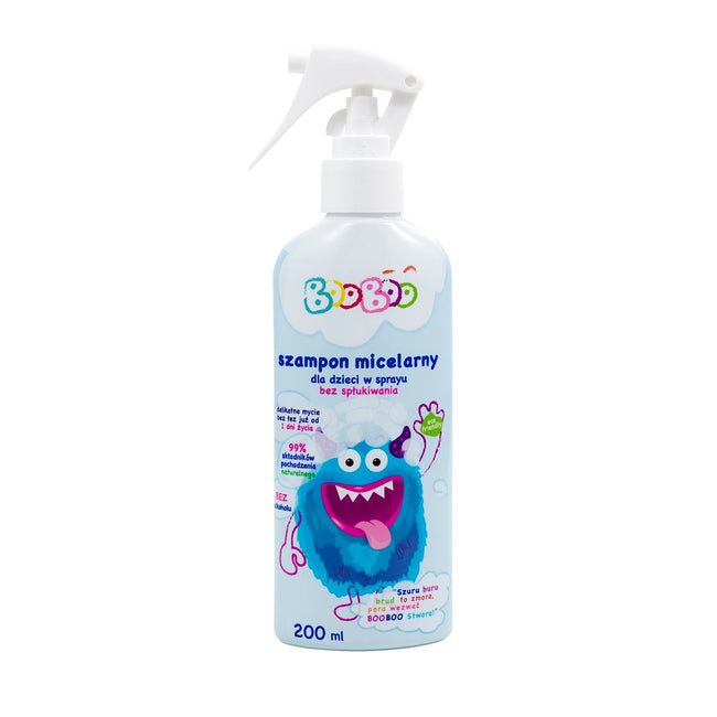 BOOBOO Szampon micelarny dla dzieci w sprayu bez spłukiwania 200ml