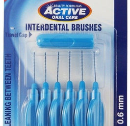 Active Oral Care Interdental Brushes czyściki do przestrzeni międzyzębowych 0.60mm 6szt.
