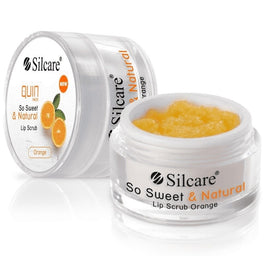 Silcare Quin So Sweet & Natural Lip Scrub peeling do ust Orange 15g