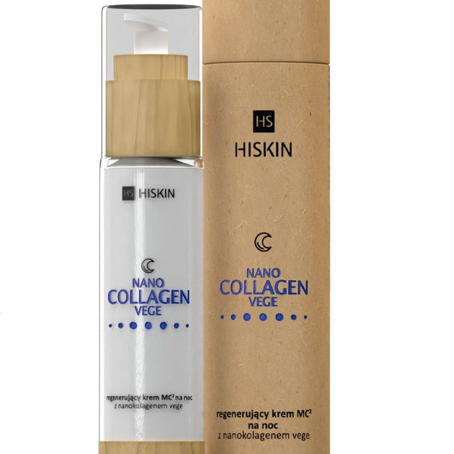 HiSkin Nanocollagen Vege Night Cream regenerujący krem na noc z nanokolagenem vege 50ml