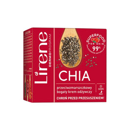 Lirene Superfood For Skin Chia przeciwzmarszczkowy bogaty krem odżywczy 50ml