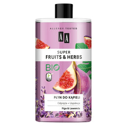AA Super Fruits & Herbs płyn do kąpieli Figa i Lawenda 750ml