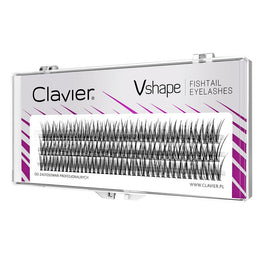 Clavier Vshape Fishtail Eyelashes kępki rzęs 12mm