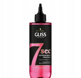 Gliss 7sec Express Repair Treatment Color Perfector ekspresowa kuracja do włosów farbowanych i rozjaśnianych 200ml