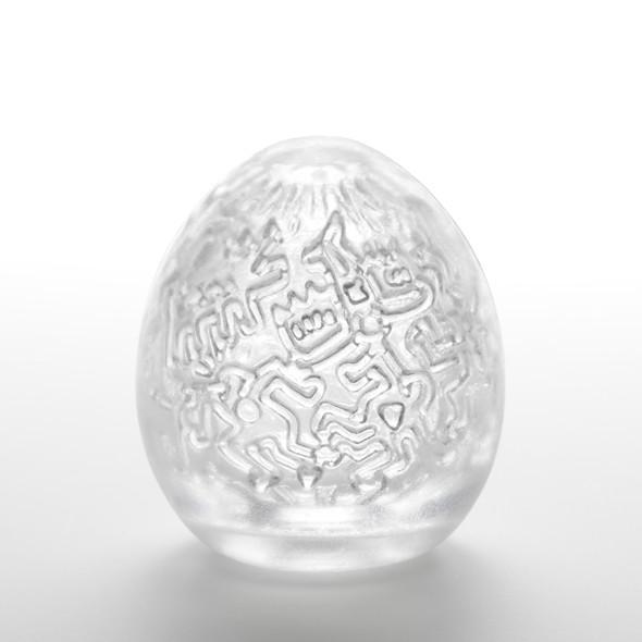 TENGA Easy Beat Egg Keith Haring Party jednorazowy masturbator w kształcie jajka