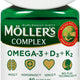 Möller's Complex Omega-3 + D3 + K2 suplement diety 60 kapsułek