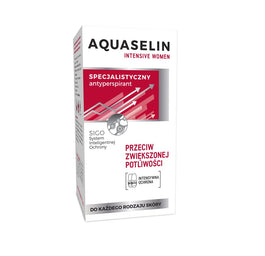 Aquaselin Intensive Women specjalistyczny antyperspirant przeciw zwiększonej potliwości 50ml
