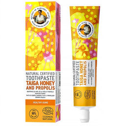 Bania Agafii Natural Toothpaste naturalna pasta do zębów Miód z Tajgi i Propolis 85g