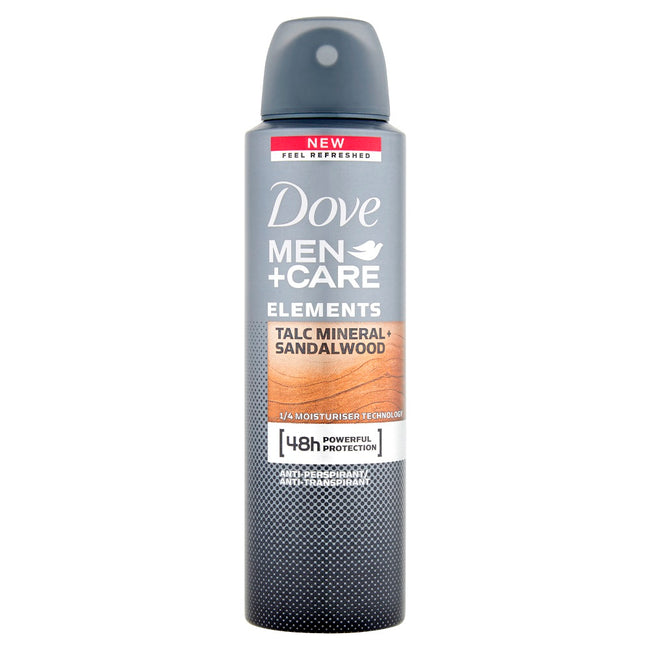 Dove Men+ Care Elements Talc Mineral + Sandalwood antyperspirant spray 150ml
