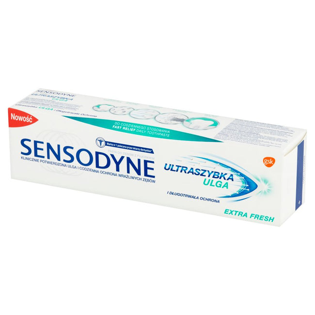 Sensodyne Ultraszybka Ulga pasta do zębów Extra Fresh 75ml